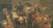 RUBENS, Pieter Pauwel Triumphal Entry of Henry IV into Paris France oil painting artist